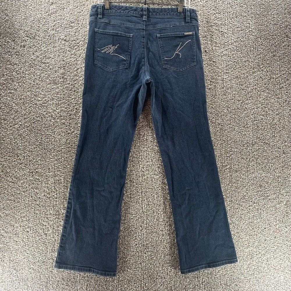 Michael Kors Jeans Womens 10 Blue Denim Pants Bootcut Preppy Pockets‎ Cotton - Picture 7 of 11